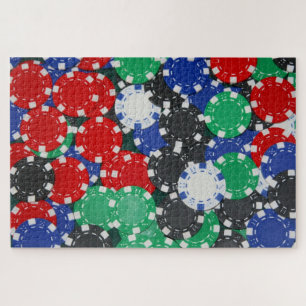 poker chips jigsaw puzzle