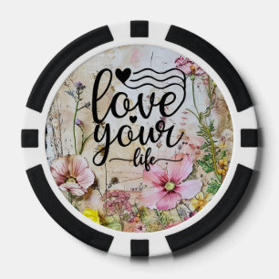Poker Chips – Love Your Life Floral Design