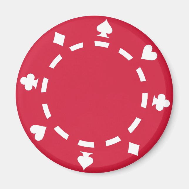 Poker chips magnet (Front)
