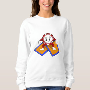Poker chips with Poker cards Sweatshirt