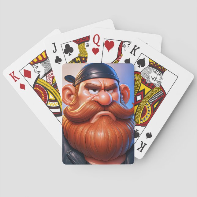 Poker Deck Tough Face (Back)