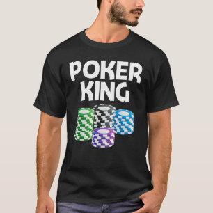 Poker Designs For Men Dad Casino Card Game Players T-Shirt