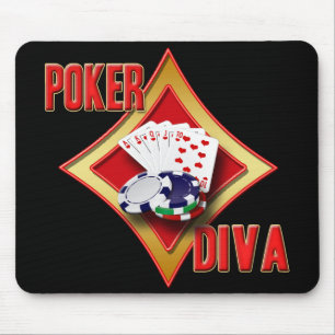 POKER DIVA MOUSE MAT