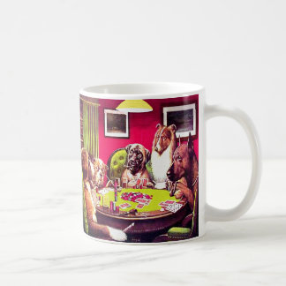 Poker Dogs: A Bold Bluff Coffee Mug