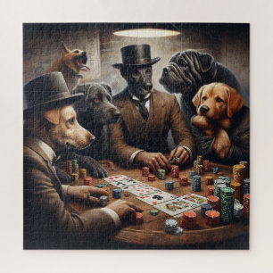 Poker Dogs Puzzle