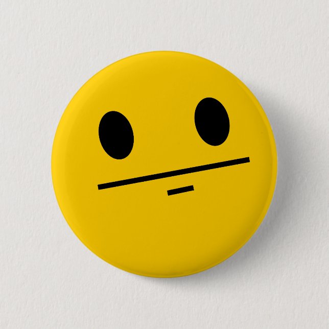 Poker Face 6 Cm Round Badge (Front)