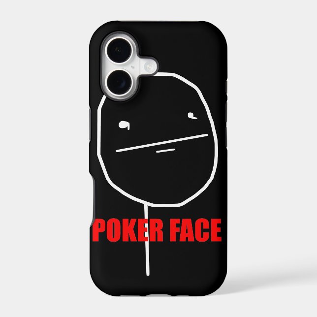 Poker Face - iPhone 5 Black Case (Back)