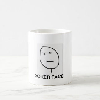POKER FACE MUG