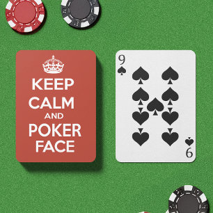 Poker Face Playing Cards