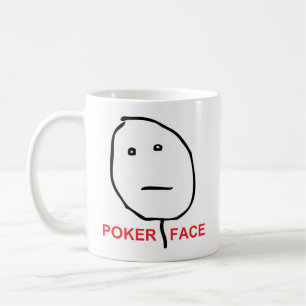 Poker Face Rage Face Meme Coffee Mug