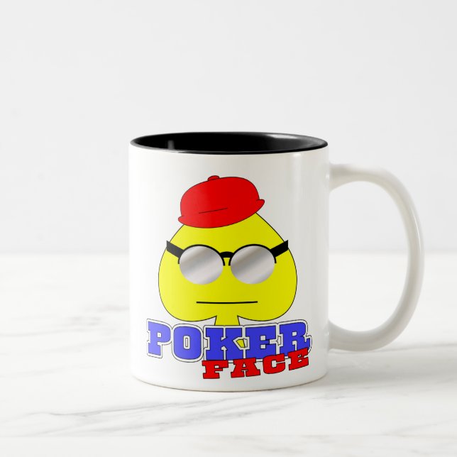 Poker Face (Spade Face) Mug (Right)