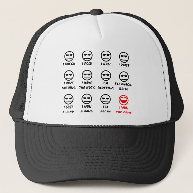 "Poker Faces" Hat (Front)