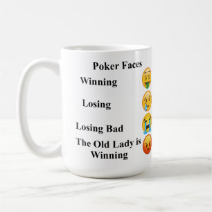 Poker Faces mug