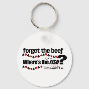 Poker Fish keychain