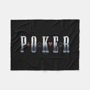 Poker Fleece Blanket