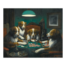 Poker Game by Cassius Marcellus Coolidge (1894)