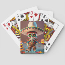 Poker game (cards) day of the dead