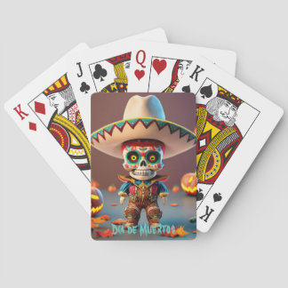 Poker game (cards) day of the dead playing cards