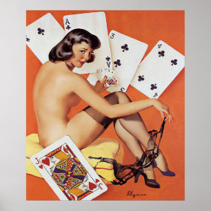 poker,gaming,pin up girls, pin up,pinups poster
