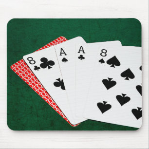 Poker Hands - Dead Man's Hand Mouse Mat