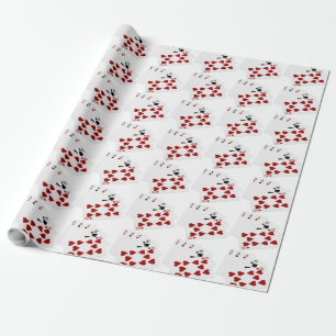 Poker Hands - Full House Ace and Ten Wrapping Paper
