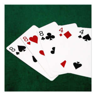 Poker Hands - Full House - Eight and Four Photo Print