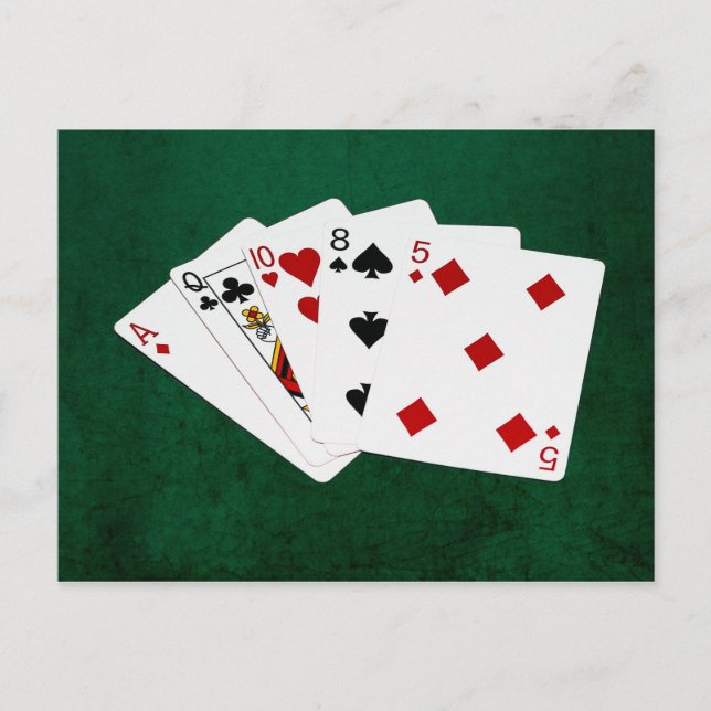 Poker Hands - High Card - Ace (Front)