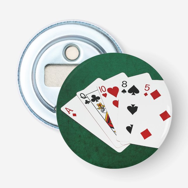 Poker Hands - High Card - Ace Bottle Opener (Front)