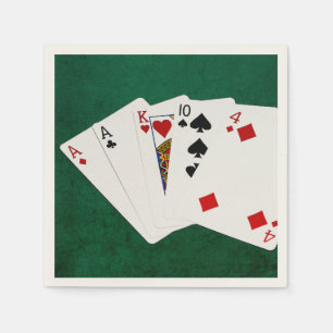 Poker Hands - One Pair - Ace Napkin