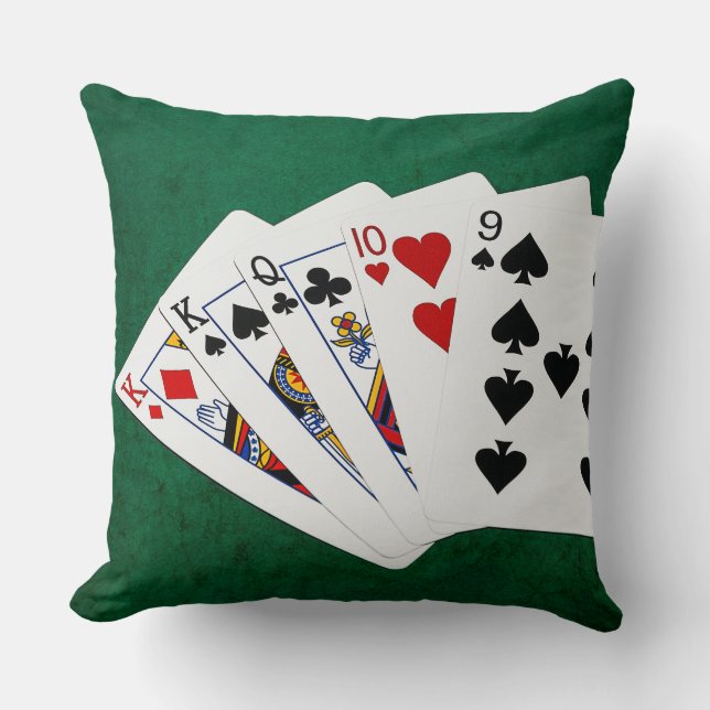 Poker Hands - One Pair - King Cushion (Front)
