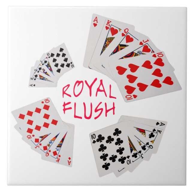 Poker Hands - Royal Flush Tile (Front)