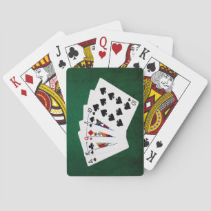 Poker Hands - Straight - Ace To Ten Playing Cards
