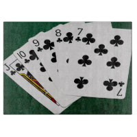 Poker Hands - Straight Flush - Clubs Suit
