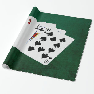 Poker Hands - Three Of A Kind - Ace Wrapping Paper