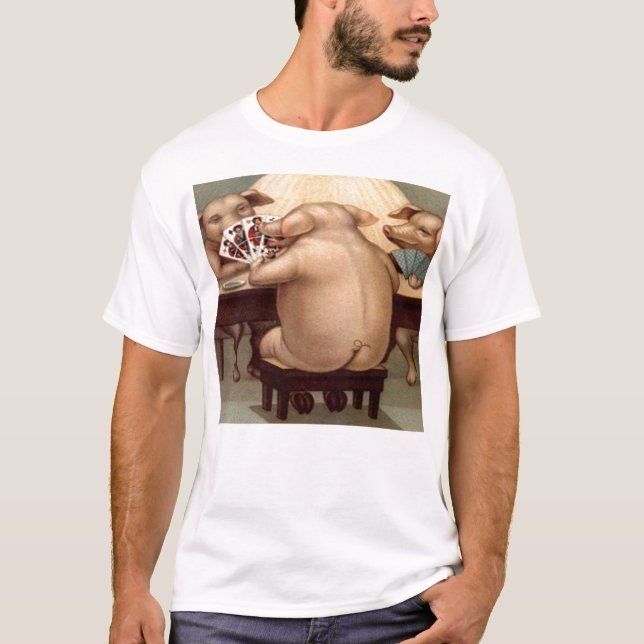 Poker Hog: Arkansas Card Shark T-Shirt (Front)