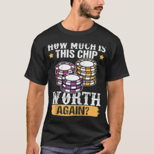 Poker How Much Is This Chip Worth Again Raglan T-Shirt
