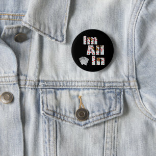 Poker Im All In, Button Badge