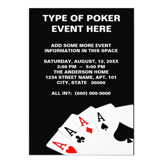 Poker Invitations