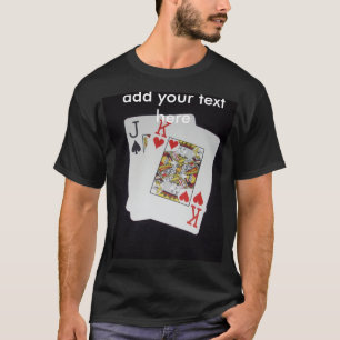 Poker Jack And King Cards, T-Shirt