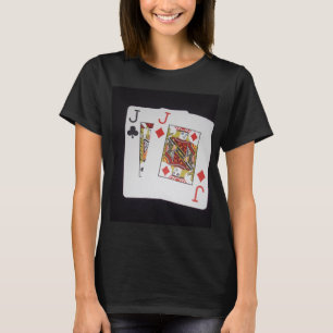 Poker,_Jacks,_Pockets,_Pair,_Ladies_Black_T-shirt. T-Shirt