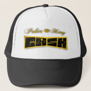 poker king cash trucker hat