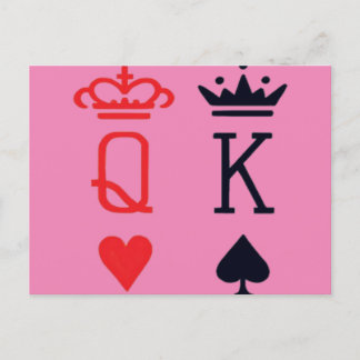 Poker King Postcard