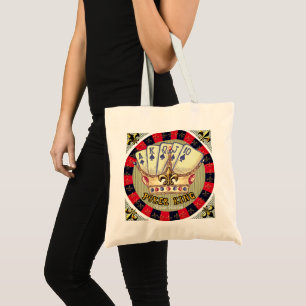 Poker King tote bag