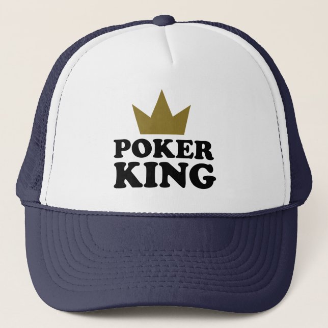 Poker king trucker hat (Front)