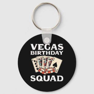 Poker Lover   Poker Birthday Squad Key Ring