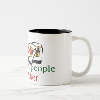 Poker Lover's two tone mug