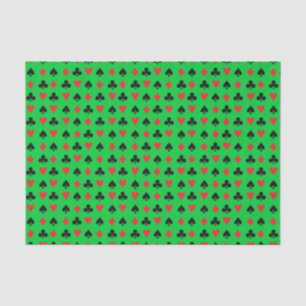 Poker Mini Card Suits Tissue Paper