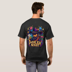 Poker Night Text With Cowboy Western T-Shirt