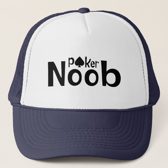 Poker noob trucker hat (Front)