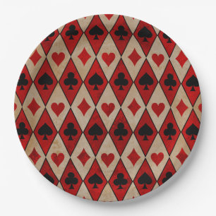 Poker Party Plates